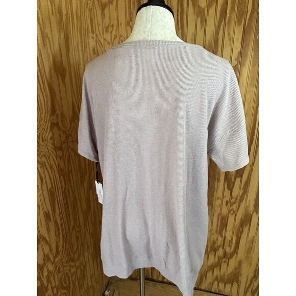 Calvin Klein Women's Performance Keyhole Top, Evening Sand NWT Size L - Picture 9 of 11